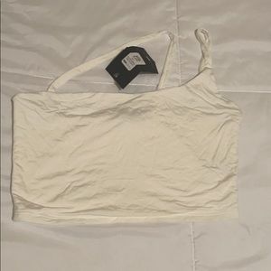 One sided crop top